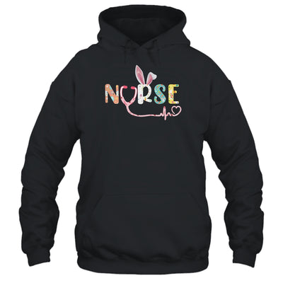 Stethoscope Scrub Nurse Life Easter Day Cute Bunny With Eggs Shirt & Tank Top | siriusteestore