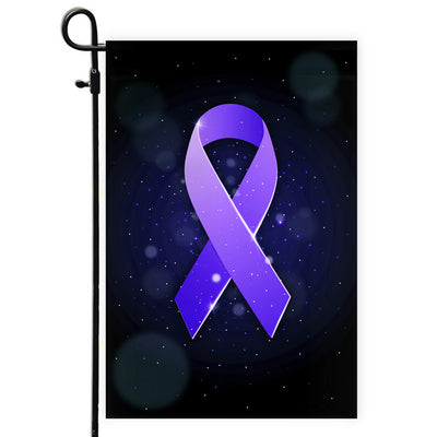 Stomach Cancer Awareness Flag Periwinkle Ribbon | siriusteestore