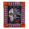 Sugar Candy Skull I Am The Storm Blanket Mexican Mexico Girls Women Birthday Christmas Fleece Blanket | siriusteestore