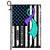 Suicide Prevention Awareness America Flag Teal And Purple Ribbon | siriusteestore