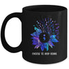 Suicide Prevention Awareness Choose To Keep Going Sunflower Mug | siriusteestore