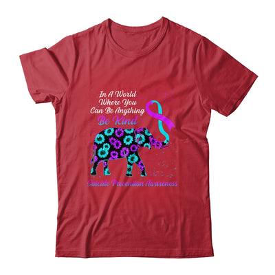 Suicide Prevention Awareness Sunflower Elephant Be Kind Shirt & Hoodie | siriusteestore