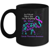 Suicide Prevention Awareness Sunflower Elephant Be Kind Mug | siriusteestore