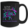 Suicide Prevention Awareness Sunflower Elephant Be Kind Mug | siriusteestore