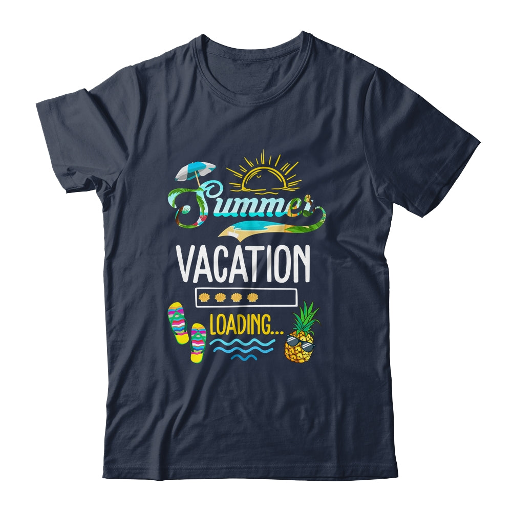 Summer Vacation Loading Last Day Of School Teacher Womens Shirt & Tank Top | siriusteestore