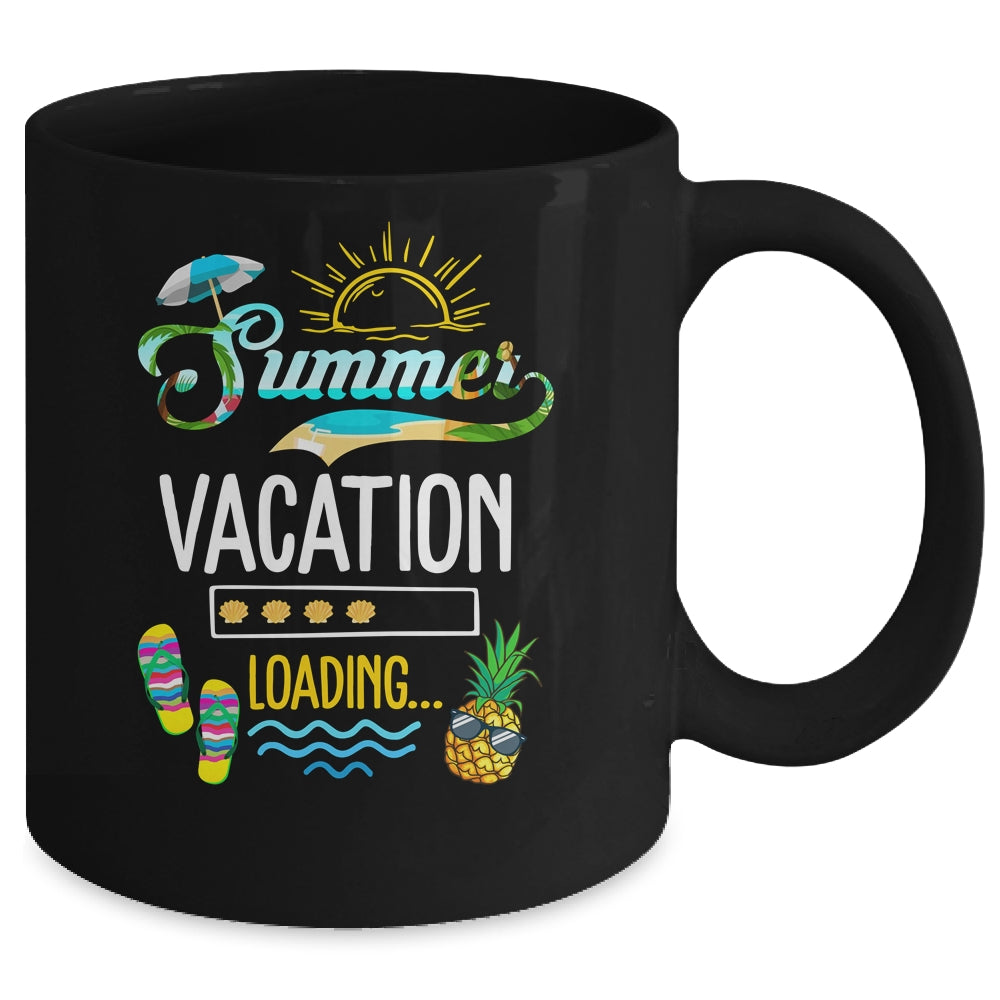 Summer Vacation Loading Last Day Of School Teacher Womens Mug | siriusteestore