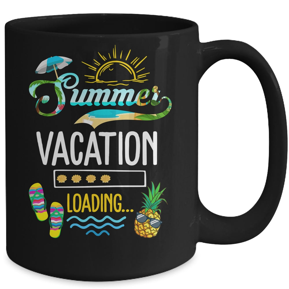Summer Vacation Loading Last Day Of School Teacher Womens Mug | siriusteestore