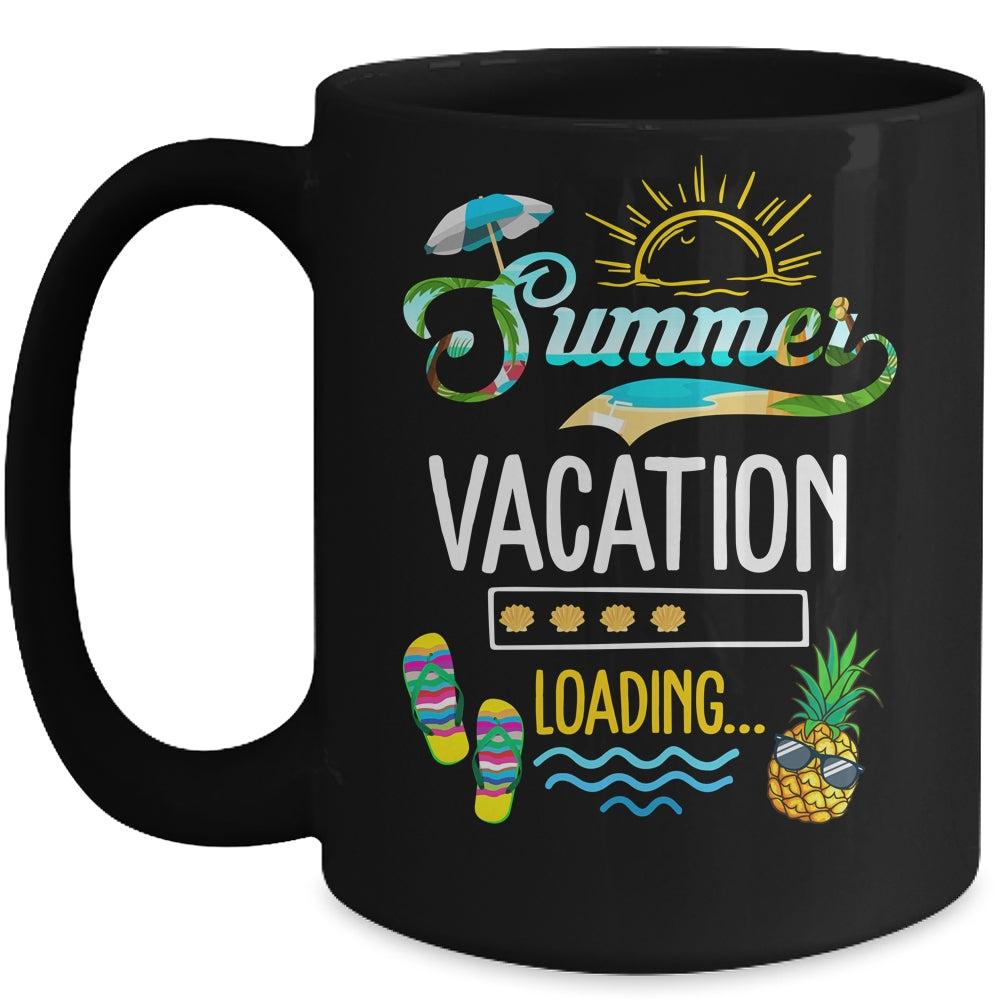 Summer Vacation Loading Last Day Of School Teacher Womens Mug | siriusteestore
