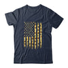 Sunflower American Flag Funny Graphic Summer Vacation Shirt & Tank Top | siriusteestore