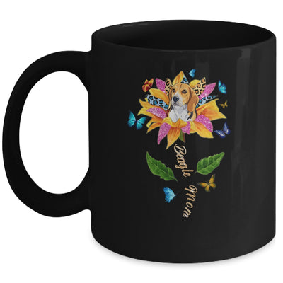 Sunflower Beagle Mom Dog Lover Mothers Day Mug | siriusteestore