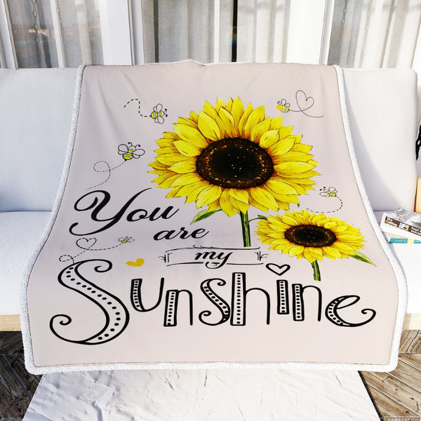 Sunflower Blanket You Are My Sunshine For Daughter Niece Granddaughter Siriustee
