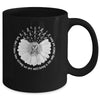 Sunflower Brain Cancer Awareness Grey Ribbon In May Mug | siriusteestore