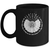 Sunflower Brain Cancer Awareness Grey Ribbon In May Mug | siriusteestore