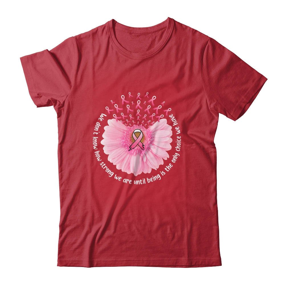 Sunflower Breast Cancer Awareness Pink Ribbon In October Shirt & Tank Top | siriusteestore