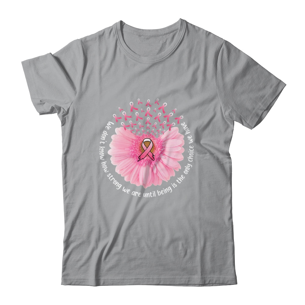 Sunflower Breast Cancer Awareness Pink Ribbon In October Shirt & Tank Top | siriusteestore
