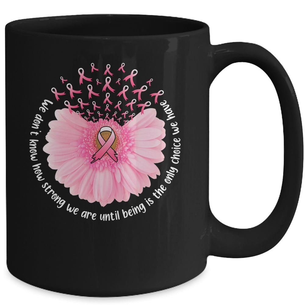 Sunflower Breast Cancer Awareness Pink Ribbon In October Mug | siriusteestore