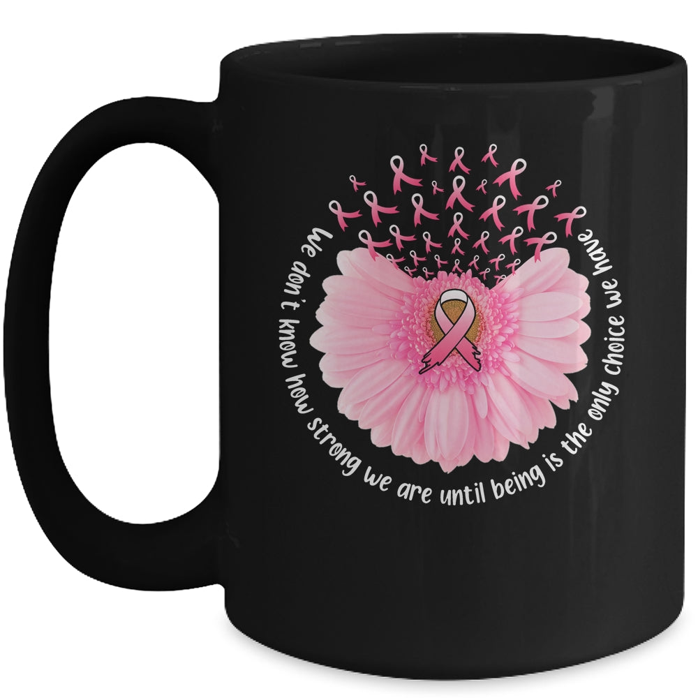 Sunflower Breast Cancer Awareness Pink Ribbon In October Mug | siriusteestore