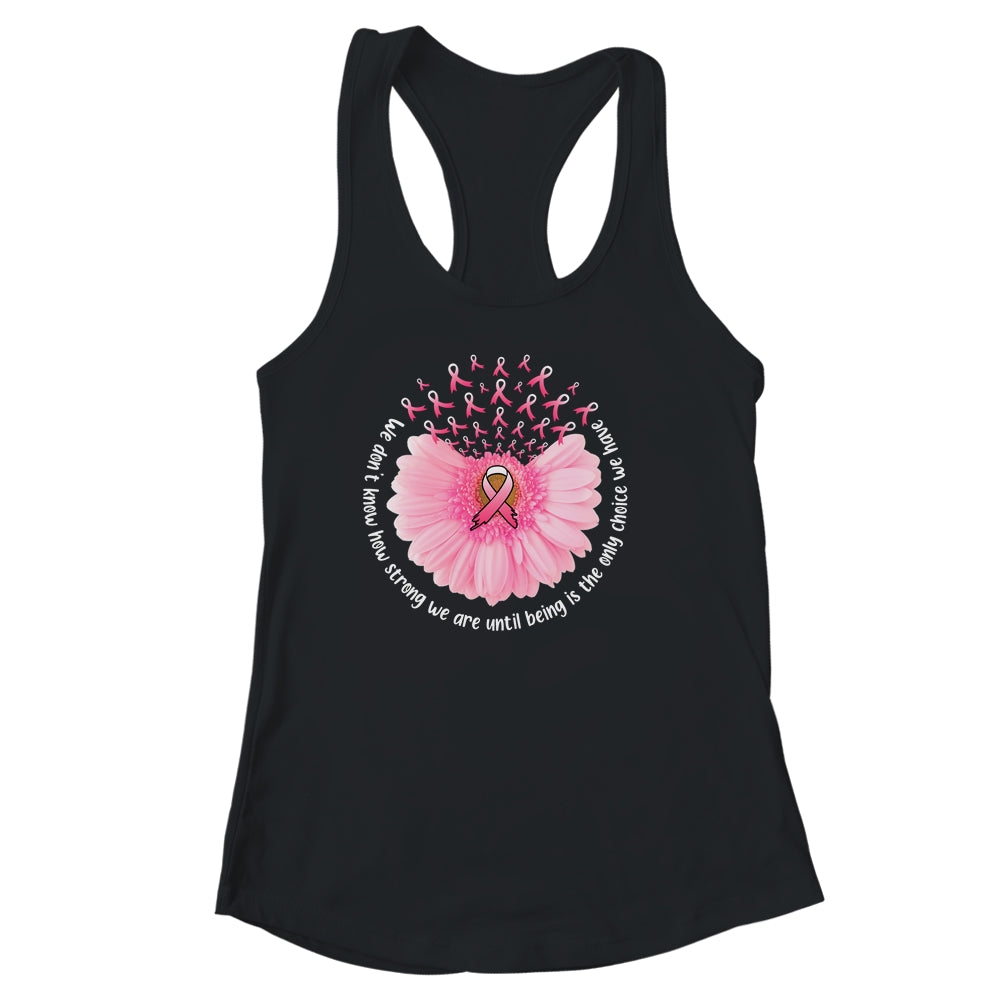 Sunflower Breast Cancer Awareness Pink Ribbon In October Shirt & Tank Top | siriusteestore