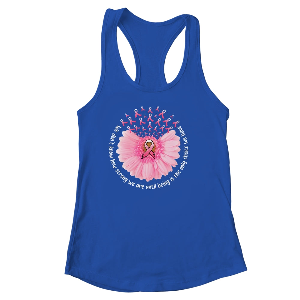 Sunflower Breast Cancer Awareness Pink Ribbon In October Shirt & Tank Top | siriusteestore