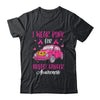 Sunflower Car I Wear Pink For Breast Cancer Awareness Shirt & Hoodie | siriusteestore