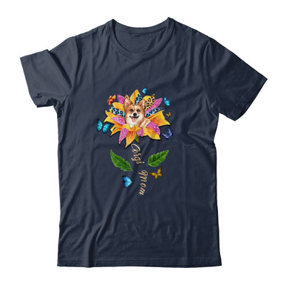Sunflower Corgi Mom Dog Lover Mothers Day Shirt & Tank Top | siriusteestore