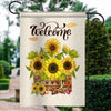 Sunflower Fall Welcome Summer Holiday Farmhouse Yard | siriusteestore