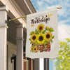 Sunflower Fall Welcome Summer Holiday Farmhouse Yard | siriusteestore