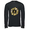 Sunflower Gold Childhood Cancer Awareness Women Shirt & Hoodie | siriusteestore