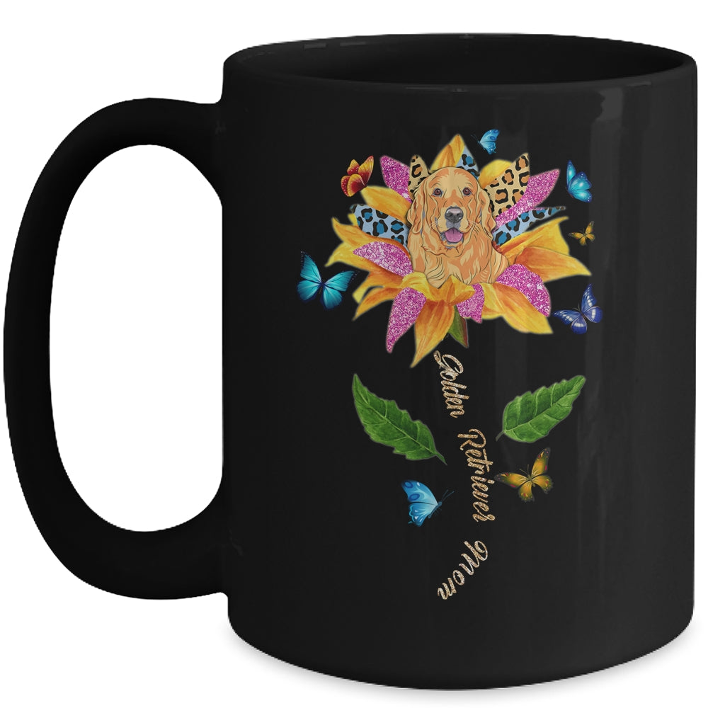 Sunflower Golden Retriever Mom Dog Lover Mothers Day Mug | siriusteestore