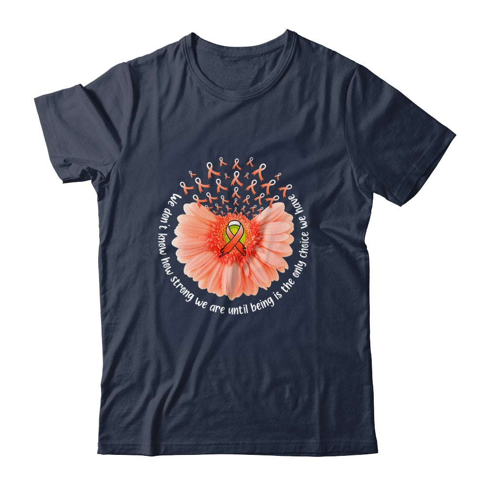 Sunflower Leukemia MS Awareness Orange Ribbon In September Shirt & Tank Top | siriusteestore