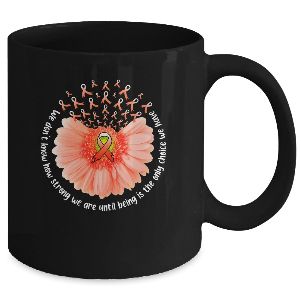 Sunflower Leukemia MS Awareness Orange Ribbon In September Mug | siriusteestore