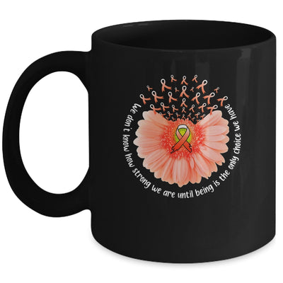 Sunflower Leukemia MS Awareness Orange Ribbon In September Mug | siriusteestore