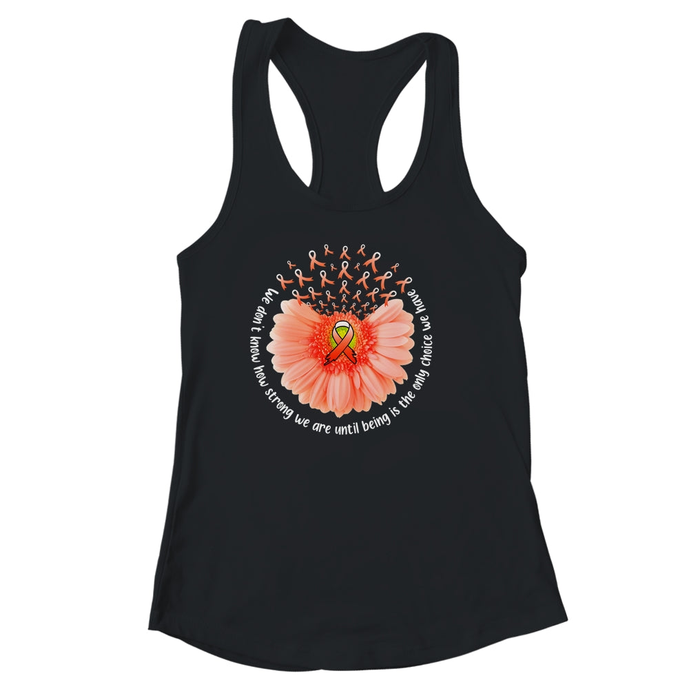 Sunflower Leukemia MS Awareness Orange Ribbon In September Shirt & Tank Top | siriusteestore