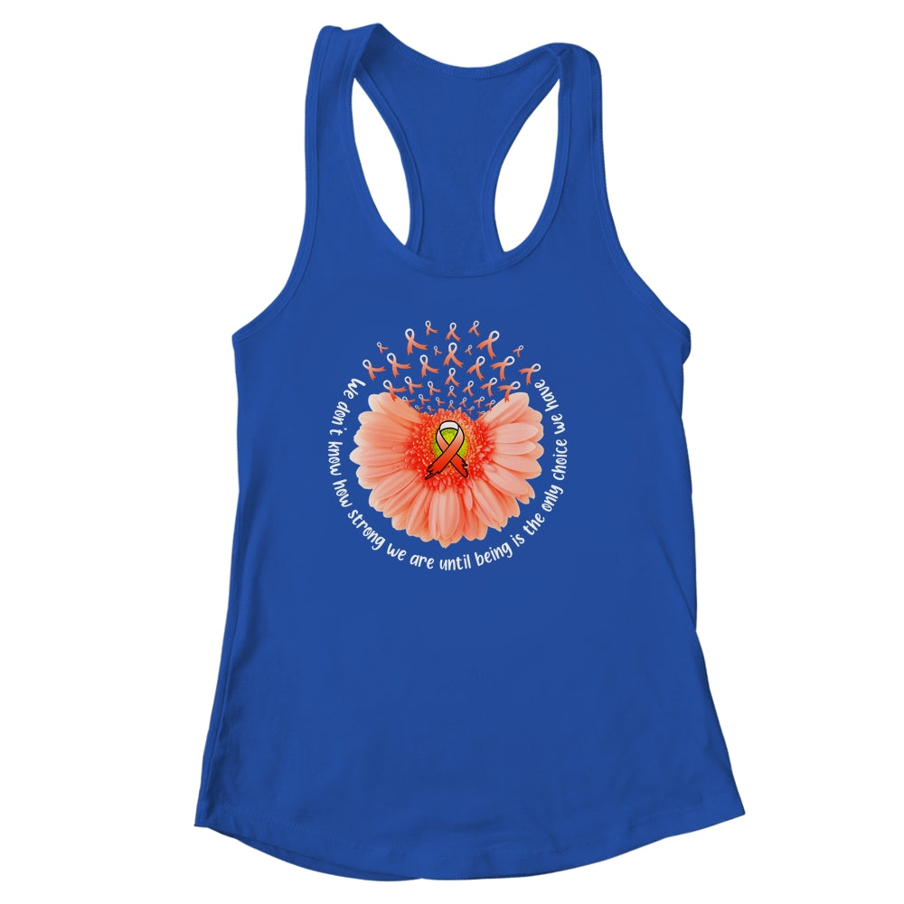 Sunflower Leukemia MS Awareness Orange Ribbon In September Shirt & Tank Top | siriusteestore