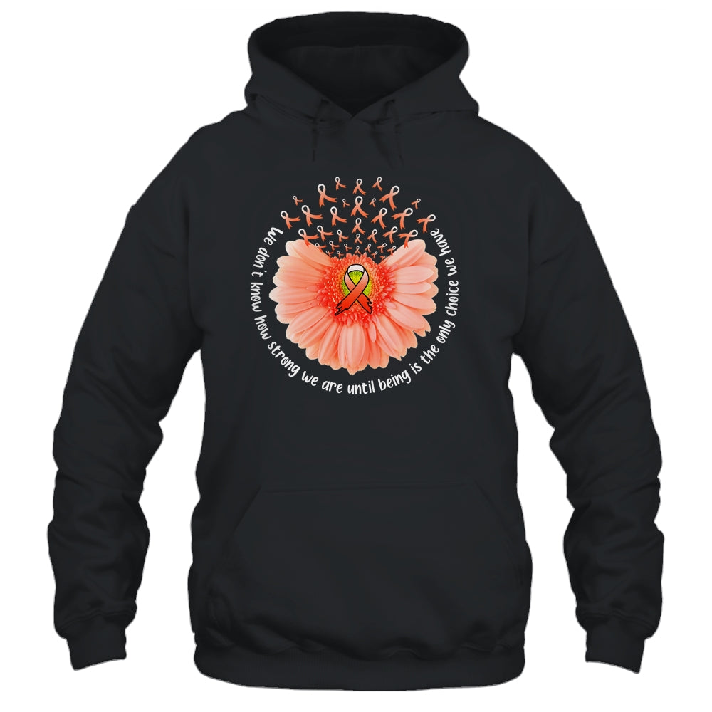 Sunflower Leukemia MS Awareness Orange Ribbon In September Shirt & Tank Top | siriusteestore