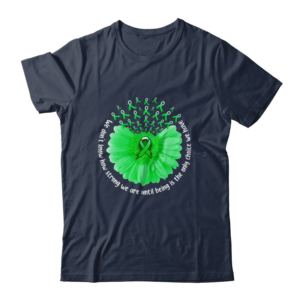 Sunflower Mental Health Awareness Green Ribbon In May Shirt & Tank Top | siriusteestore