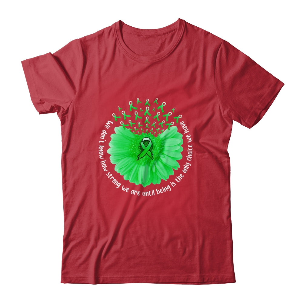 Sunflower Mental Health Awareness Green Ribbon In May Shirt & Tank Top | siriusteestore