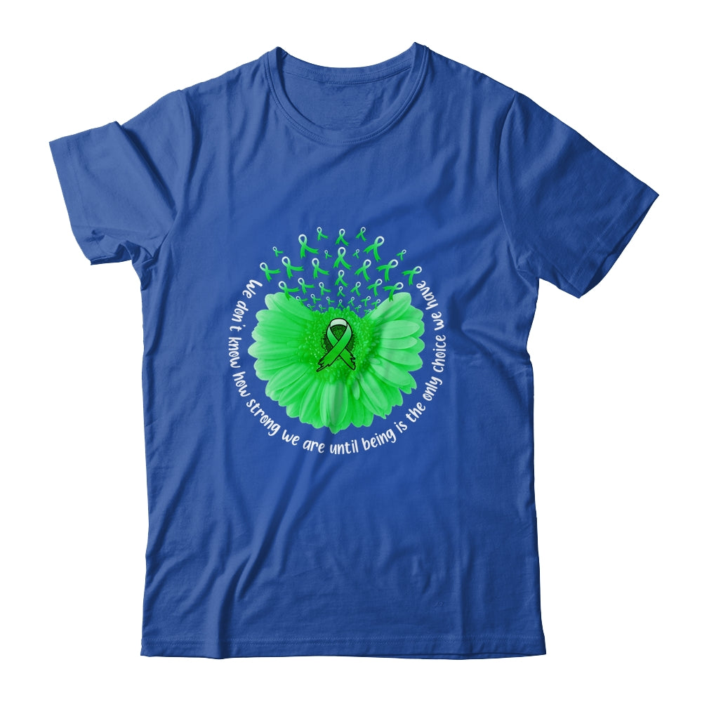 Sunflower Mental Health Awareness Green Ribbon In May Shirt & Tank Top | siriusteestore