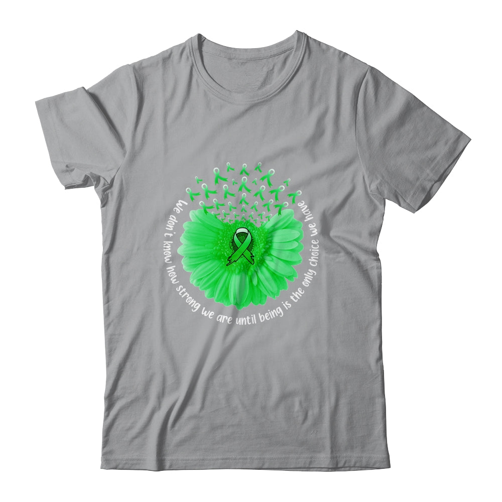 Sunflower Mental Health Awareness Green Ribbon In May Shirt & Tank Top | siriusteestore