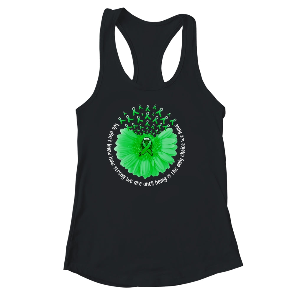 Sunflower Mental Health Awareness Green Ribbon In May Shirt & Tank Top | siriusteestore