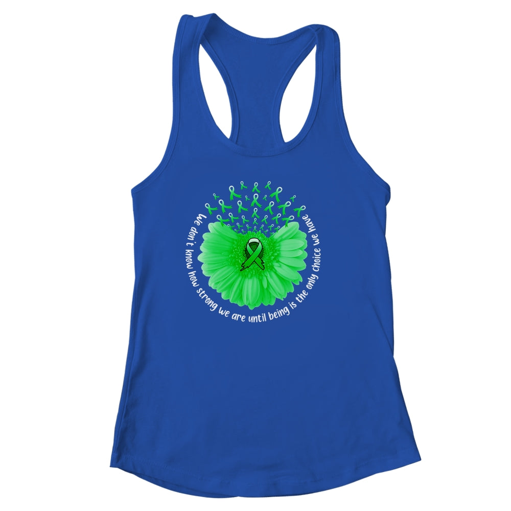 Sunflower Mental Health Awareness Green Ribbon In May Shirt & Tank Top | siriusteestore