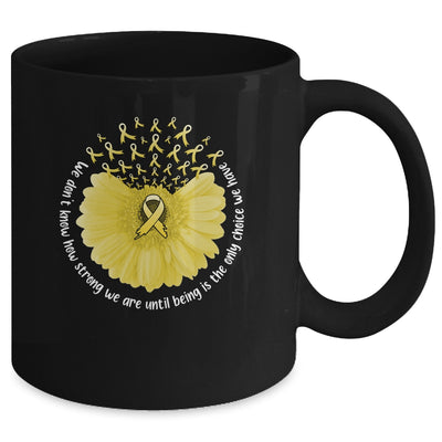 Sunflower Sarcoma Awareness Yellow Ribbon in July Mug | siriusteestore