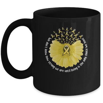 Sunflower Sarcoma Awareness Yellow Ribbon in July Mug | siriusteestore