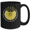 Sunflower Sarcoma Awareness Yellow Ribbon in July Mug | siriusteestore