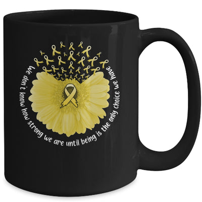 Sunflower Sarcoma Awareness Yellow Ribbon in July Mug | siriusteestore