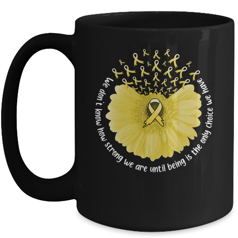 Sunflower Sarcoma Awareness Yellow Ribbon in July Mug | siriusteestore