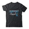 Support Squad Leopard Blue Warrior Colon Cancer Awareness Shirt & Hoodie | siriusteestore
