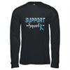 Support Squad Leopard Blue Warrior Colon Cancer Awareness Shirt & Hoodie | siriusteestore