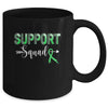Support Squad Leopard Green Warrior Mental Health Awareness Mug | siriusteestore