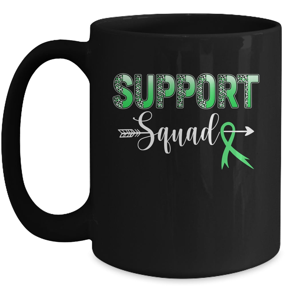 Support Squad Leopard Green Warrior Mental Health Awareness Mug | siriusteestore
